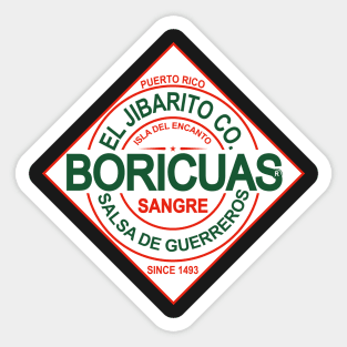 Boricuas Salsa Sticker